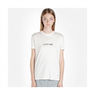Miumiu Ladies Cotton Tshirts - 미우미우 여성 코튼 반팔티 