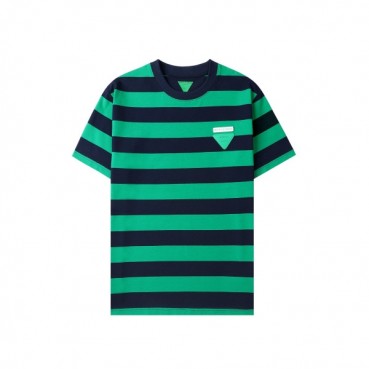 Bottega Veneta  Unisex Business Polo Short-sleeved Tshirts Green 
