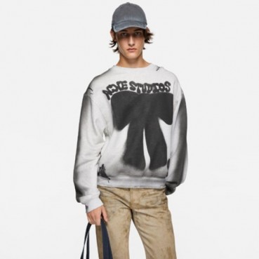 아크네 남/녀 프린트 스웨트 셔츠 - Acne Unisex Sweatshirt With Print 