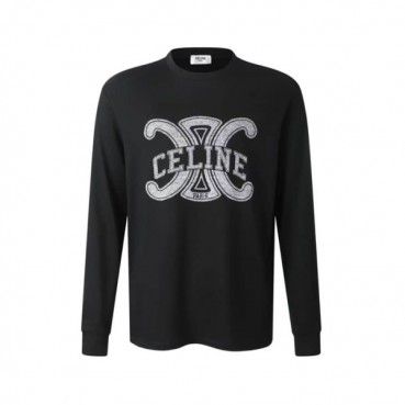 셀린느 남성 라운드 긴팔티 - Celine Mens Round Tshirt 