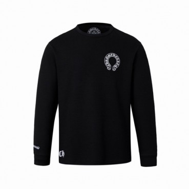 크롬하츠 남성 라운드 긴팔티 - Chrome Hearts Mens Round Tshirt 