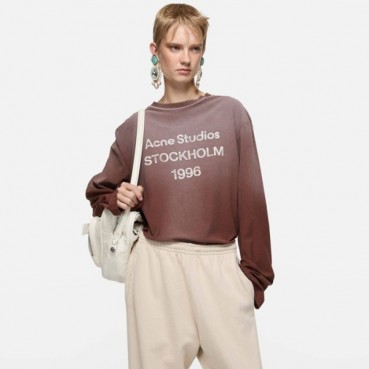 아크네 여성 라운드 긴팔티 - Acne Studios Womens Round Tshirt 