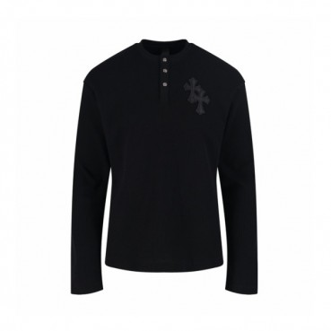 크롬하츠 남성 라운드 긴팔티 - Chrome Hearts Mens Round Tshirt 