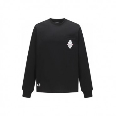 크롬하츠 남성 라운드 긴팔티 - Chrome Hearts Mens Round Tshirt 