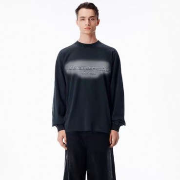 알렉산더왕 남성 라운드 맨투맨 - Alexander Wang Mens Round Tshirt 