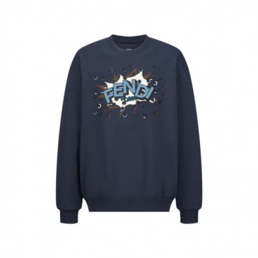 펜디 남성 라운드 맨투맨 - Fendi Mens Round Tshirt 