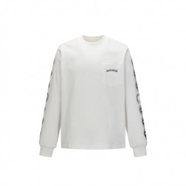 크롬하츠 남성 라운드 긴팔티 - Chrome Hearts Mens Round Tshirt 