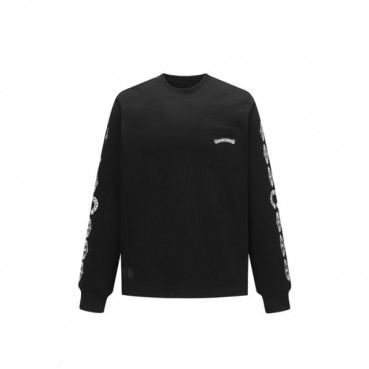 크롬하츠 남성 라운드 긴팔티 - Chrome Hearts Mens Round Tshirt 