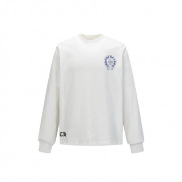 크롬하츠 남성 라운드 긴팔티 - Chrome Hearts Mens Round Tshirt 