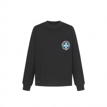 크롬하츠 남성 라운드 긴팔티 - Chrome Hearts Mens Round Tshirt 