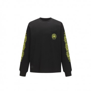 크롬하츠 남성 라운드 긴팔티 - Chrome Hearts Mens Round Tshirt 