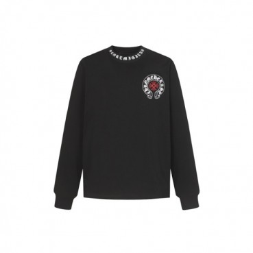 크롬하츠 남성 라운드 긴팔티 - Chrome Hearts Mens Round Tshirt 
