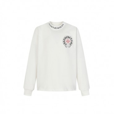 크롬하츠 남성 라운드 긴팔티 - Chrome Hearts Mens Round Tshirt 