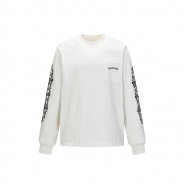 크롬하츠 남성 라운드 긴팔티 - Chrome Hearts Mens Round Tshirt 