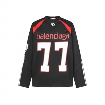 발렌시아가 남성 라운드 긴팔티 - Balenciaga Mens Round Tshirt 