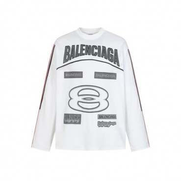 발렌시아가 남성 라운드 긴팔티 - Balenciaga Mens Round Tshirt 