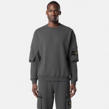 스톤아일랜드 남성 라운드 맨투맨 - Stone Island Mens Round Tshirt 