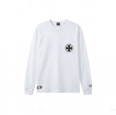 크롬하츠 남성 라운드 긴팔티 - Chrome Hearts Mens Round Tshirt 