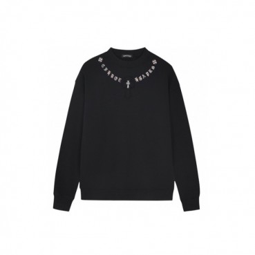 크롬하츠 남성 라운드 긴팔티 - Chrome Hearts Mens Round Tshirt 