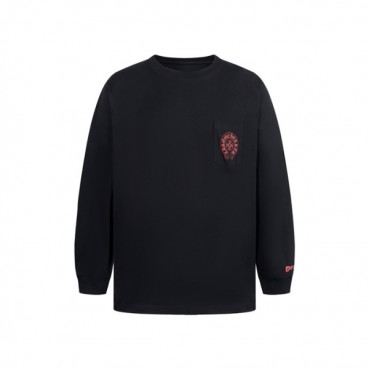 크롬하츠 남성 라운드 긴팔티 - Chrome Hearts Mens Round Tshirt 