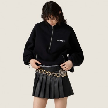 미우미우 여성 집업 긴팔티 - Miumiu Womens Zip
