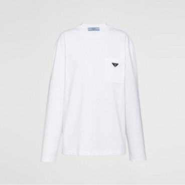 프라다 남성 라운드 긴팔티 - Prada Mens Round Tshirt 