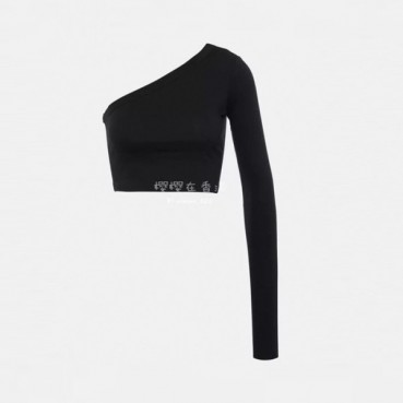 릭오웬스 여성 베이직 긴팔티 - Rick Owens Womens Basic Tshirts 