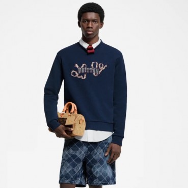 루이비통 남성 라운드 맨투맨 - Louis vuitton Mens Round Tshirt 