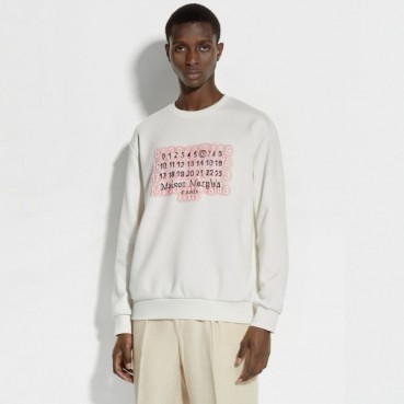 메종 마르지엘라 남성 라운드 맨투맨 - Maison Margiela Mens Round Tshirt 