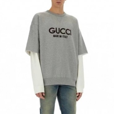 구찌 남성 라운드 긴팔티 - Gucci Mens Round Tshirt 