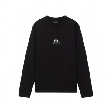 발렌시아가 남성 라운드 긴팔티 - Balenciaga Mens Round Tshirt 