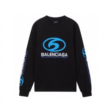 발렌시아가 남성 라운드 긴팔티 - Balenciaga Mens Round Tshirt 