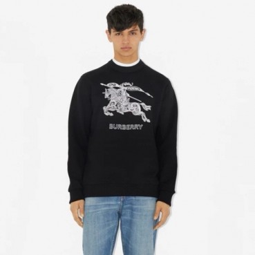 버버리 남성 라운드 맨투맨 - Burberry Mens Round Tshirt 