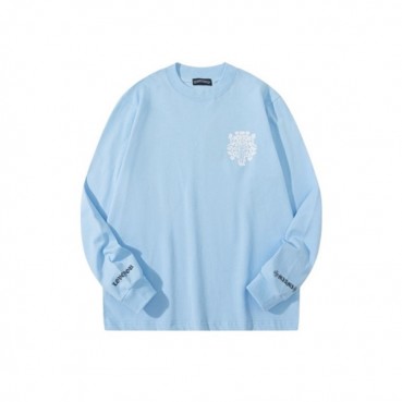 크롬하츠 남성 라운드 긴팔티 - Chrome Hearts Mens Round Tshirt 