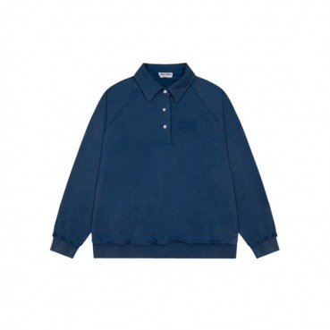 미우미우 남/녀 폴로 긴팔티 - Miumiu Unisex Polo Tshirt 