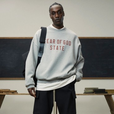 피어오브갓 남성 라운드 맨투맨 - Fear of god Mens Round Tshirt 