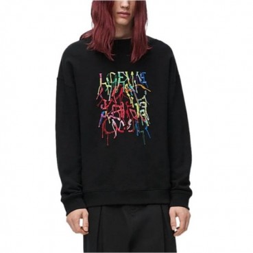 로에베 남성 라운드 긴팔티 - Loewe Mens Round Tshirt 