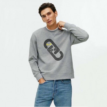 펜디 남성 라운드 맨투맨 - Fendi Mens Round Tshirt 