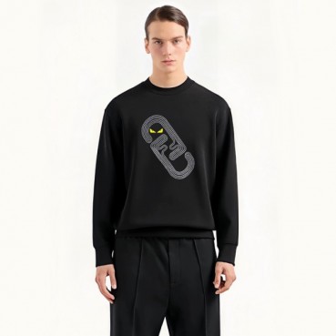펜디 남성 라운드 맨투맨 - Fendi Mens Round Tshirt 