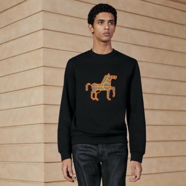 에르메스 남성 라운드 맨투맨 - Hermes Mens Round Tshirt 