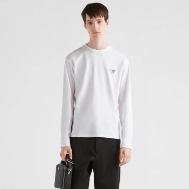 프라다 남성 라운드 긴팔티 - Prada Mens Round Tshirt 