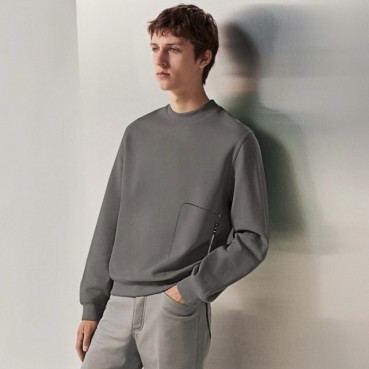 에르메스 남성 라운드 맨투맨 - Hermes Mens Round Tshirt 