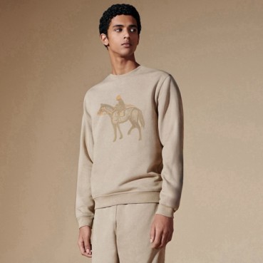 에르메스 남성 라운드 맨투맨 - Hermes Mens Round Tshirt 