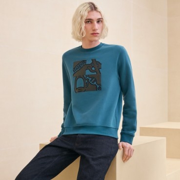 에르메스 남성 라운드 맨투맨 - Hermes Mens Round Tshirts 