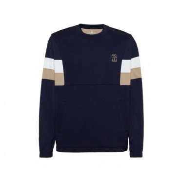 브루넬로쿠치넬리 남성 라운드 맨투맨 - Brunello Cucinelli Mens Round Tshirts 