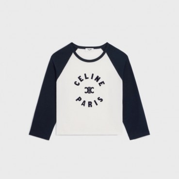 셀린느 여성 라운드 긴팔티 - Celine Womens Round Tshirts 