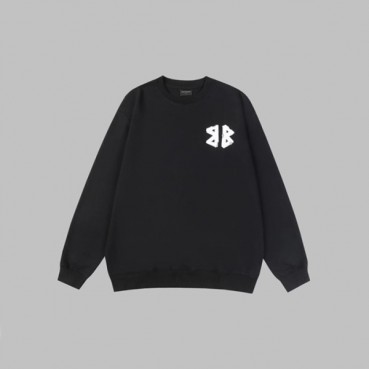 발렌시아가 남성 블랙 맨투맨 - Balenciaga Mens Black Tshirts 
