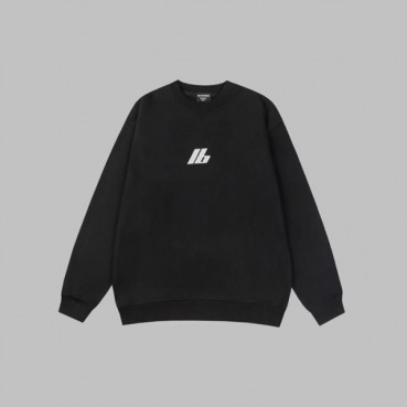발렌시아가 남성 블랙 맨투맨 - Balenciaga Mens Black Tshirts 