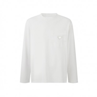 프라다 남성 라운드 긴팔티 - Prada Mens Round Tshirts 