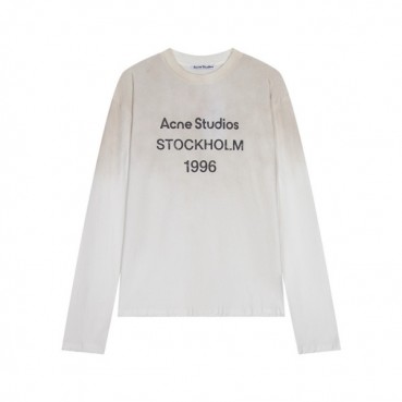아크네 남/녀 라운드 긴팔티 - Acne Unisex Round Tshirts 